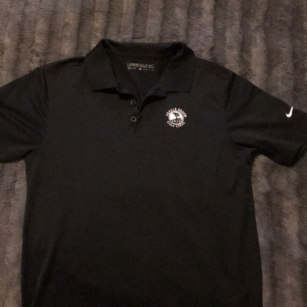 Pebble beach Nike dry fit golf shirt